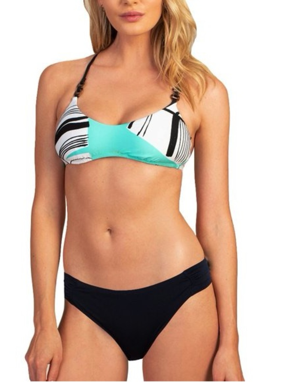 Trina Turk Copacabana Bikini Set - Mint & Black Print